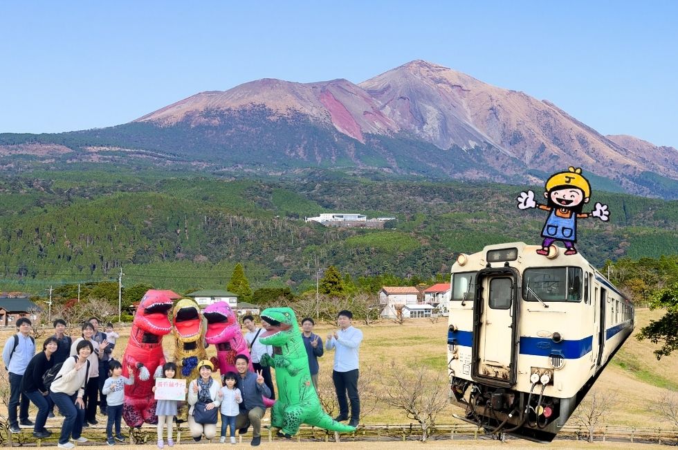吉都線と霧島連山